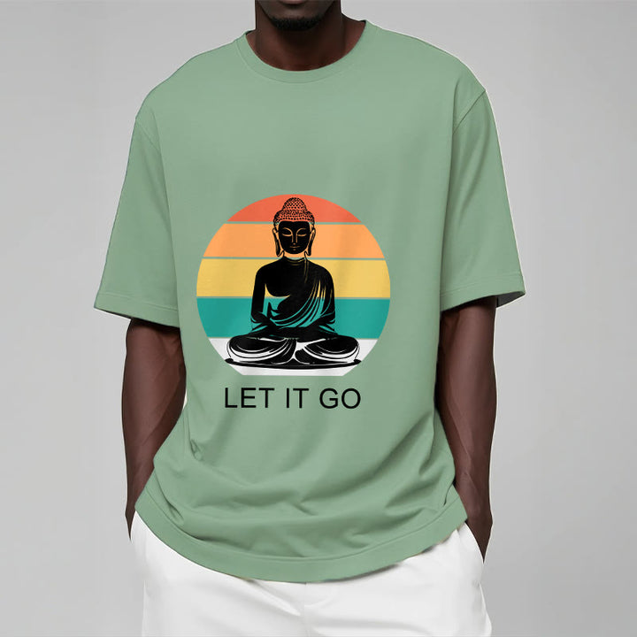 Camiseta de algodón con estampado de Buddha Stones de Buda - image 16