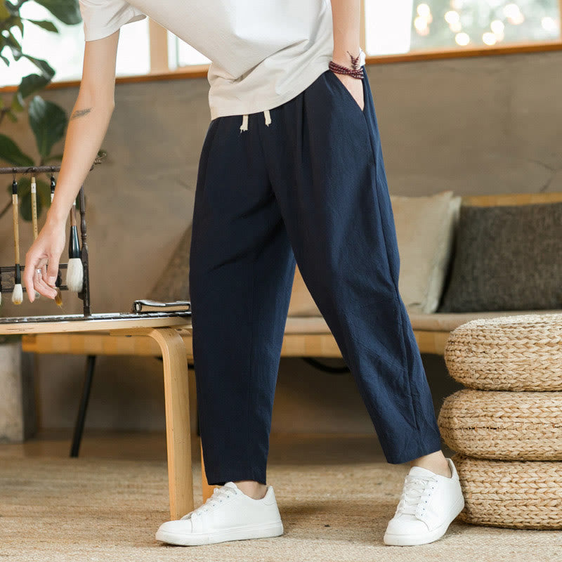 Pantalones de algodón de verano para hombre con bolsillos Buddha Stones - image 16
