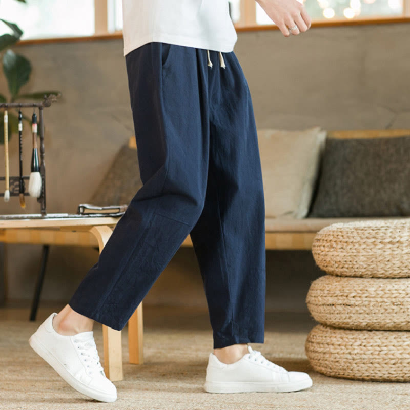 Pantalones de algodón de verano para hombre con bolsillos Buddha Stones - image 15