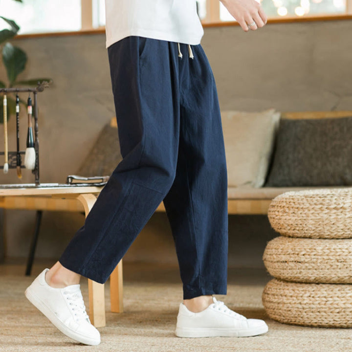 Pantalones de algodón de verano para hombre con bolsillos Buddha Stones - image 15