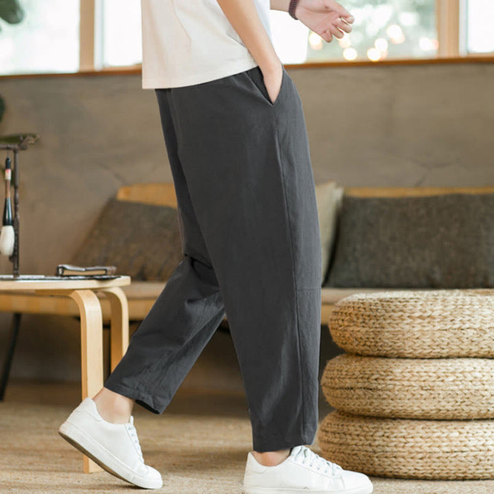 Pantalones de algodón de verano para hombre con bolsillos Buddha Stones - image 18