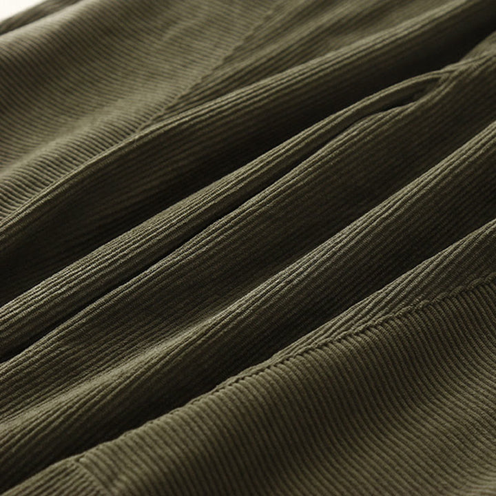 Pantalones harén de pana de algodón con bolsillos para mujer, estilo vintage, Buddha Stones Commute - image 6