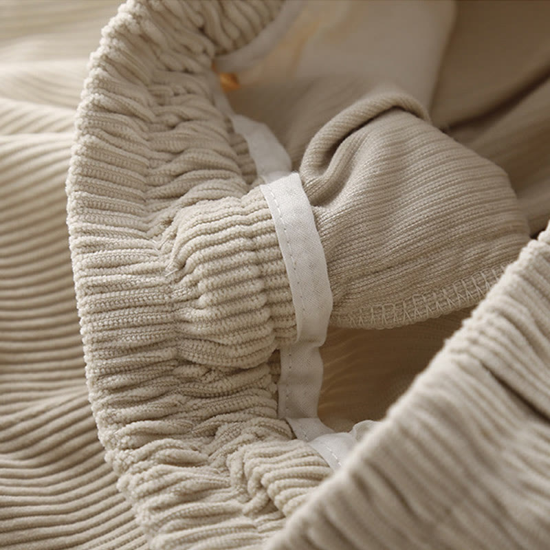 Pantalones harén de pana de algodón con bolsillos para mujer, estilo vintage, Buddha Stones Commute - image 11