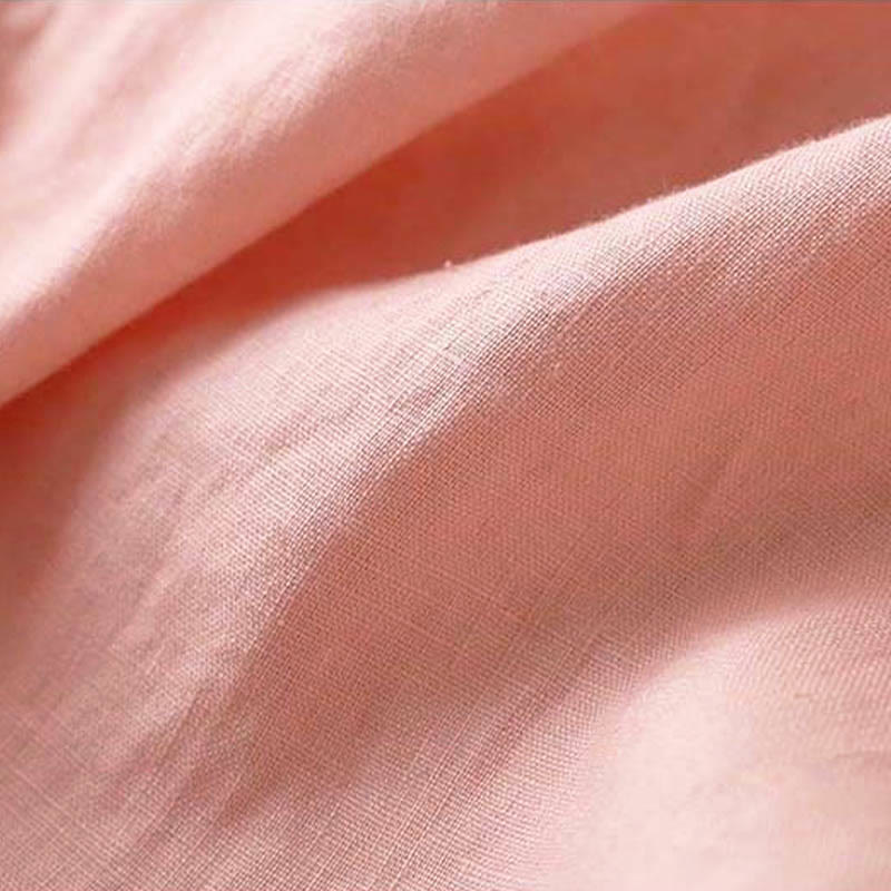 Camisa informal de algodón de manga larga con cuello inclinado y tirantes para mujer con flores bordadas de Buddha Stones - image 6