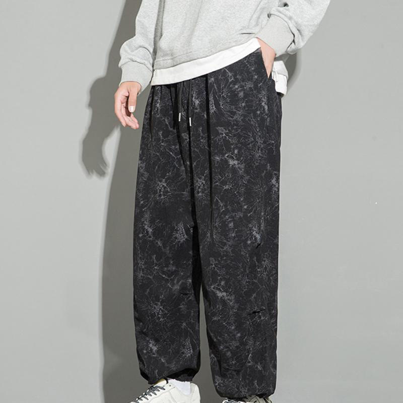 Pantalones casuales de camuflaje vintage con cordón y bolsillos para hombre de Buddha Stones - image 2