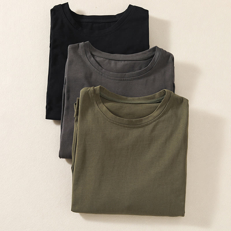 Camiseta de manga larga para mujer de algodón y lino con dobladillo irregular y estampado de Buddha Stones - image 21