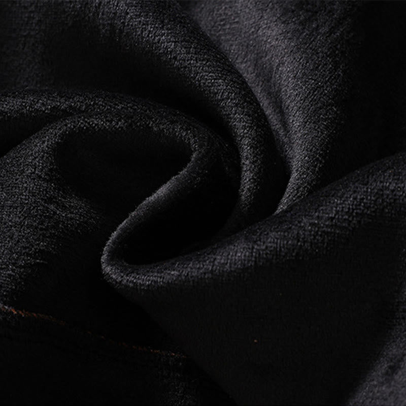 Chaqueta de algodón con solapa lisa y bolsillos para mujer de Buddha Stones - image 27