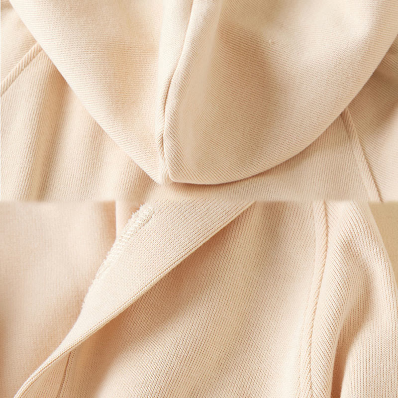 Chaqueta con capucha y bolsillos para mujer con estampado de Buddha Stones y botones lisos. - image 11