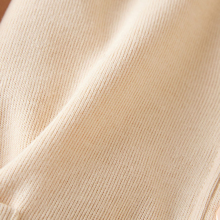 Chaqueta con capucha y bolsillos para mujer con estampado de Buddha Stones y botones lisos. - image 13