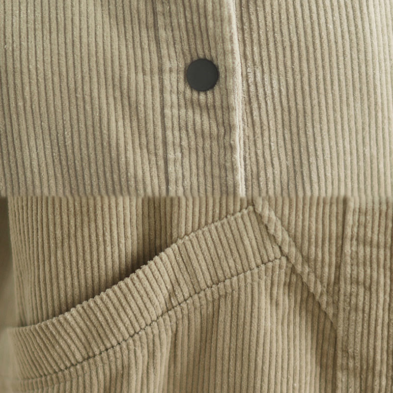 Chaleco de pana de algodón sin mangas para mujer con bolsillos y diseño de Buddha Stones - image 8