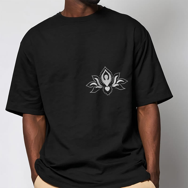 Camiseta con diseño de Buddha Stones de loto y meditación - image 7