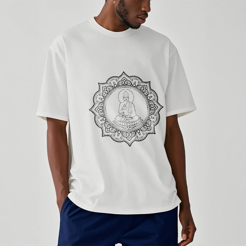 Camiseta con estampado de Buddha Stones de Buda - image 9