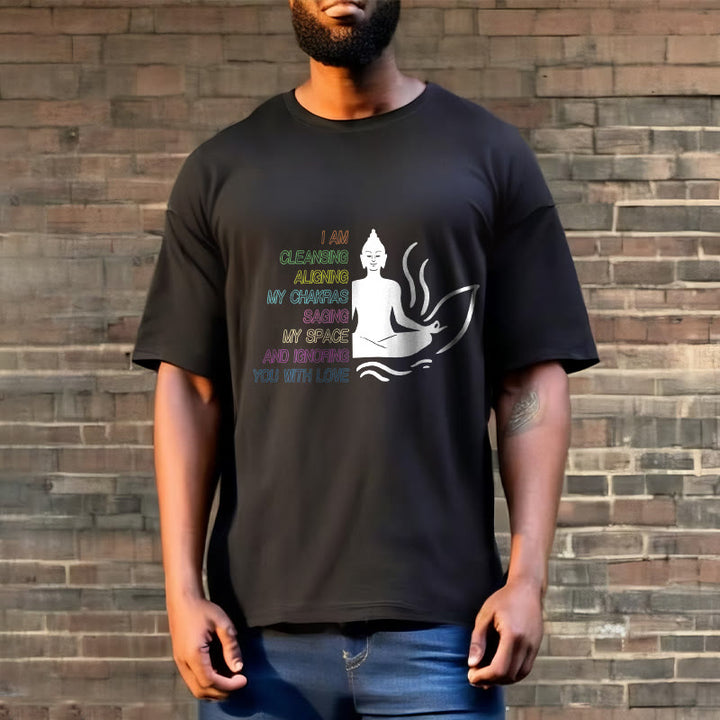 Camiseta con diseño de meditación de flor de loto y Buddha Stones - image 8