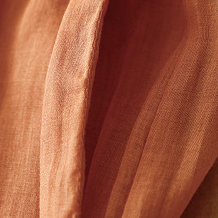 Pantalones anchos de algodón con cordón y bolsillos para mujer, diseño sencillo de Buddha Stones - image 24