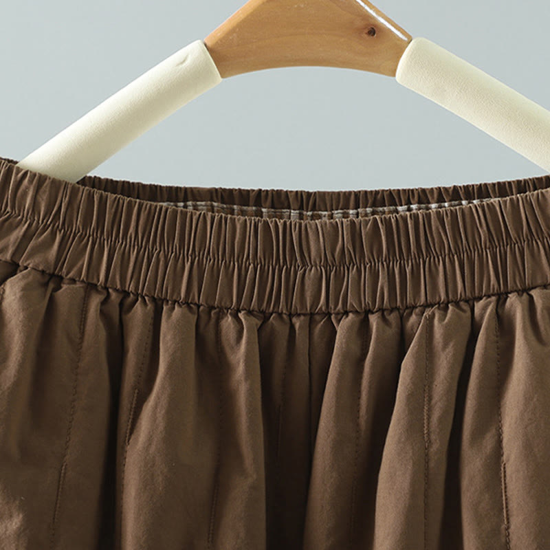 Pantalones harén de algodón hasta el tobillo con bolsillos para mujer , de Buddha Stones Winter Plain - image 19