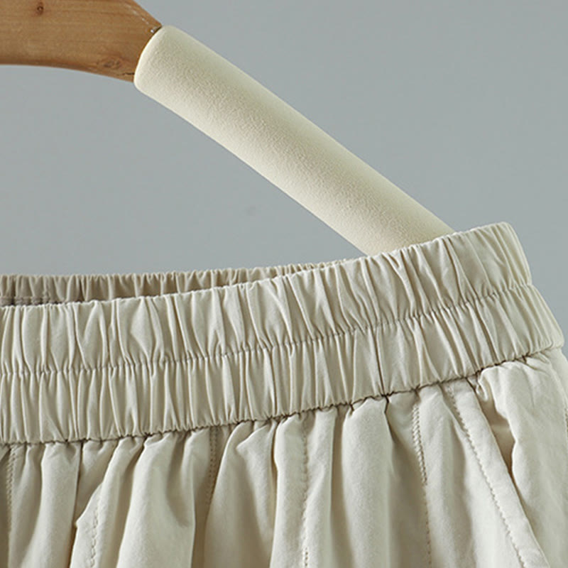 Pantalones harén de algodón hasta el tobillo con bolsillos para mujer , de Buddha Stones Winter Plain - image 11