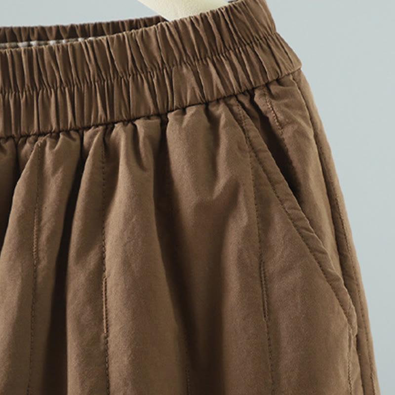 Pantalones harén de algodón hasta el tobillo con bolsillos para mujer , de Buddha Stones Winter Plain - image 20
