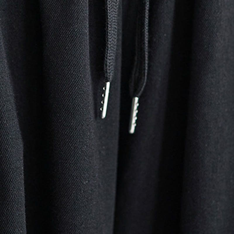 Pantalones anchos con abertura en la pierna y bolsillos para mujer, diseño retro de Buddha Stones - image 15