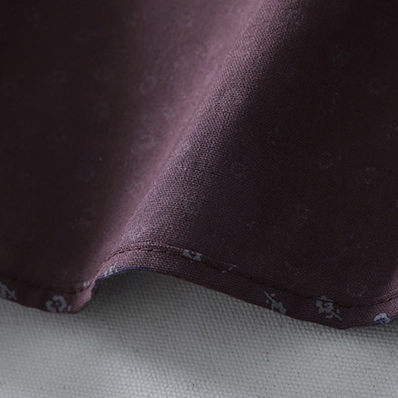 Vestido midi de lino y algodón con estampado floral de Buddha Stones, pliegues tipo acordeón, manga larga y bolsillos - image 16