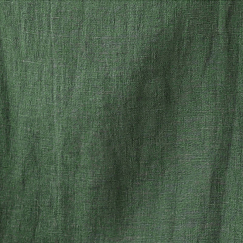 Camisa informal de lino y algodón de manga larga para mujer con estampado de Buddha Stones - image 7
