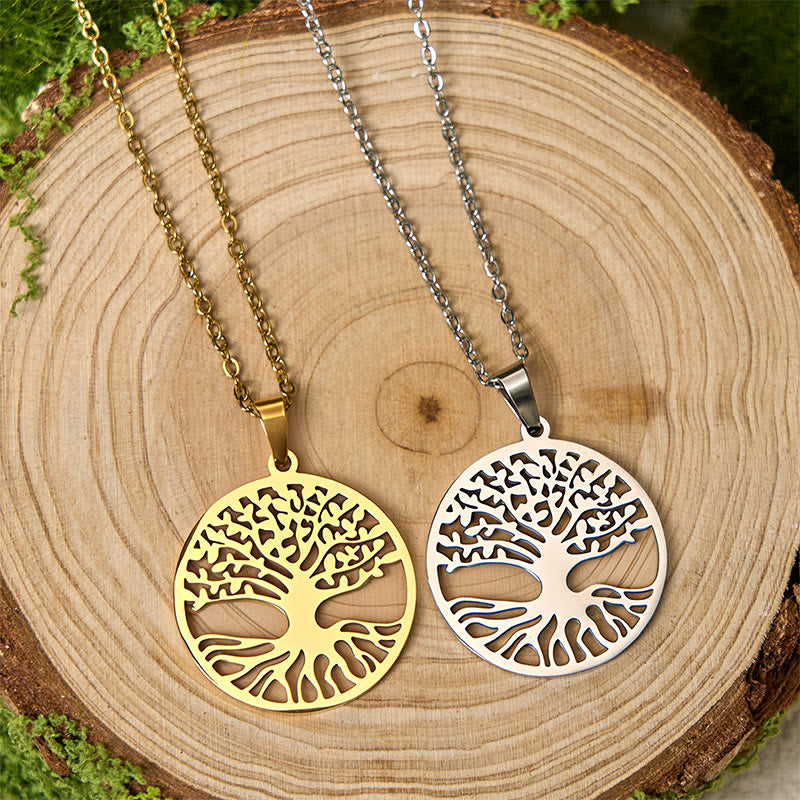 Colgante de acero de titanio con Buddha Stones y el Árbol de la Vida para la Iluminación - image 11