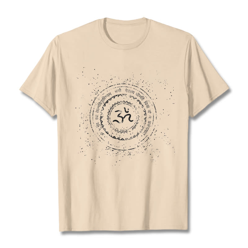 Camiseta de algodón con estampado de mantra y símbolo Buddha Stones - Sopa de mariscos - 2XL - image 9