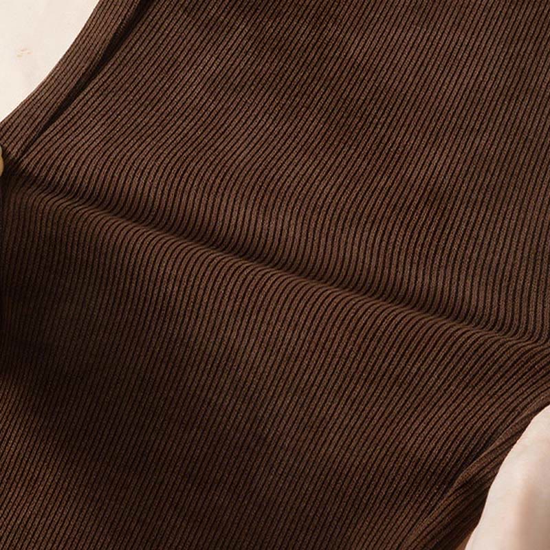 Pantalones anchos de algodón con bolsillos de Buddha Stones para mujer, color puro, otoño - image 9