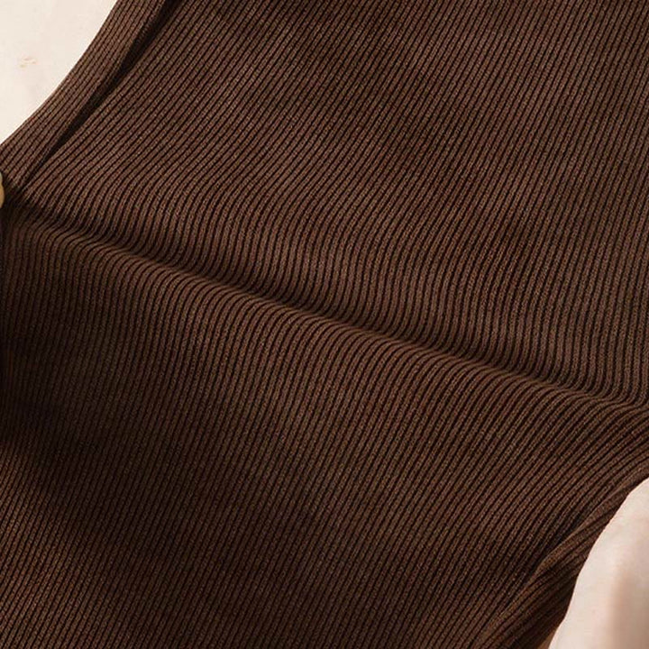 Pantalones anchos de algodón con bolsillos de Buddha Stones para mujer, color puro, otoño - image 9