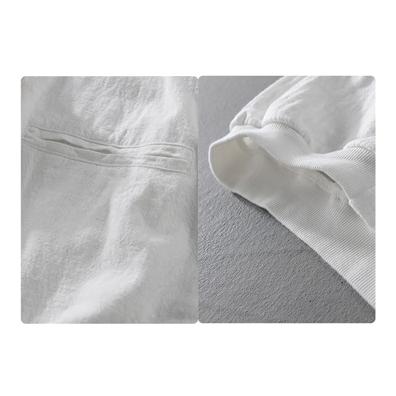 Sudadera con capucha y dobladillo acanalado con diseño de Buddha Stones para hombre, de manga larga, de algodón y lino, con bolsillos - image 19
