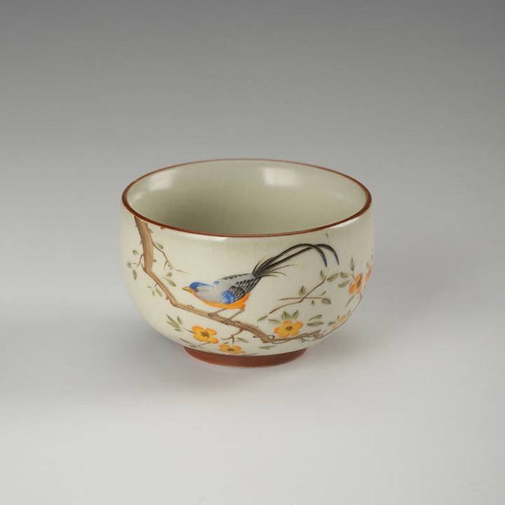 Taza de té de kung fu con forma de Buddha Stones en rama y monedas de cobre - image 1