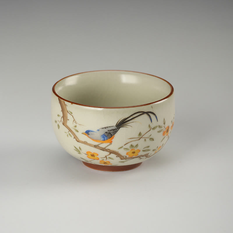 Taza de té de kung fu con forma de Buddha Stones en rama y monedas de cobre - image 2