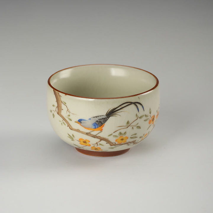 Taza de té de kung fu con forma de Buddha Stones en rama y monedas de cobre - image 2