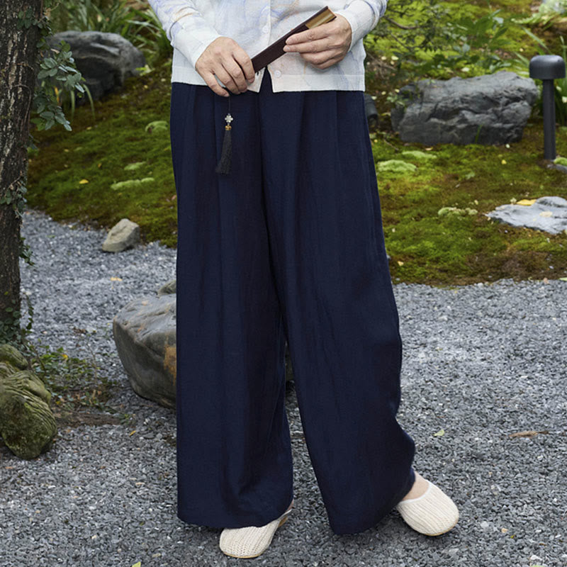 Pantalones Buddha Stones lisos hasta el tobillo para mujer con bolsillos para adultos mayores - image 25