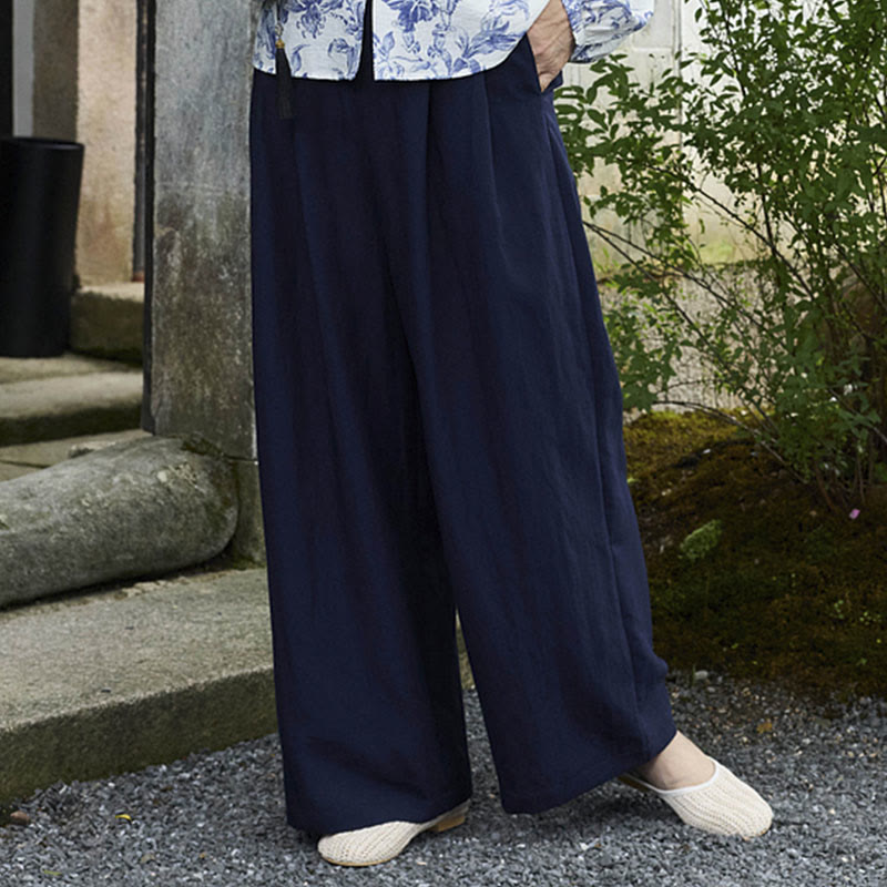 Pantalones Buddha Stones lisos hasta el tobillo para mujer con bolsillos para adultos mayores - image 18
