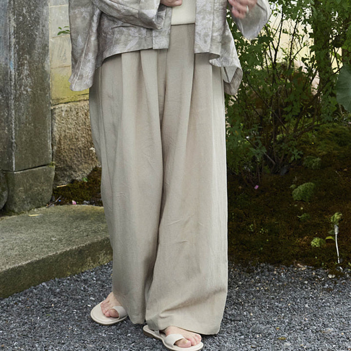 Pantalones Buddha Stones lisos hasta el tobillo para mujer con bolsillos para adultos mayores - image 11