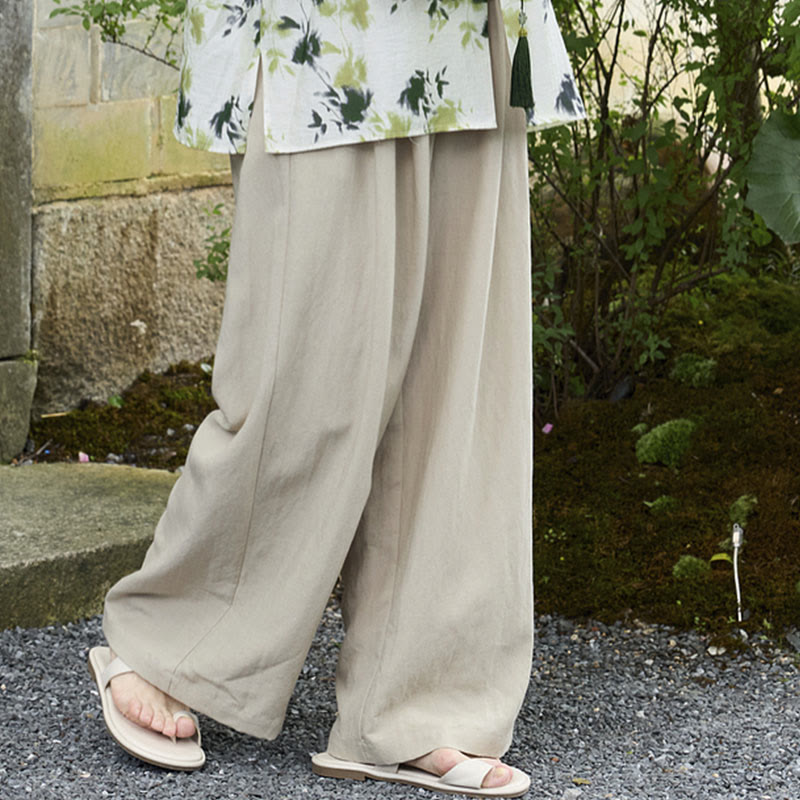 Pantalones Buddha Stones lisos hasta el tobillo para mujer con bolsillos para adultos mayores - image 10