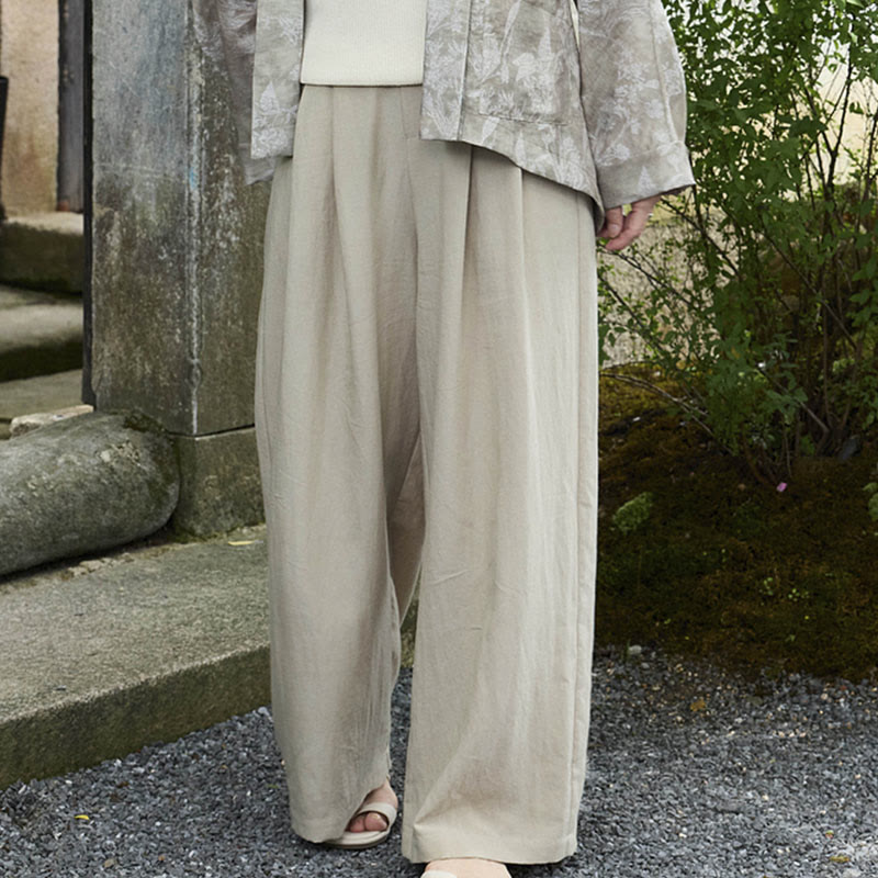 Pantalones Buddha Stones lisos hasta el tobillo para mujer con bolsillos para adultos mayores - image 6