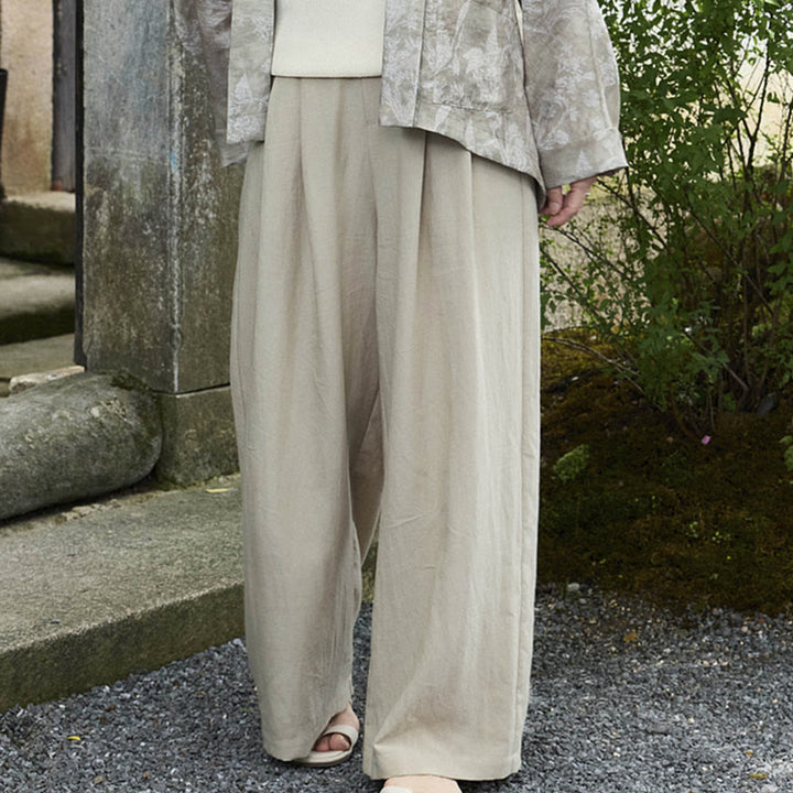 Pantalones Buddha Stones lisos hasta el tobillo para mujer con bolsillos para adultos mayores - image 6