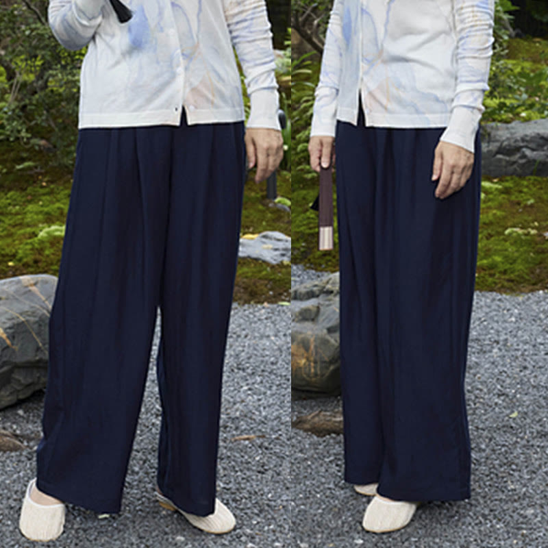 Pantalones Buddha Stones lisos hasta el tobillo para mujer con bolsillos para adultos mayores - image 30