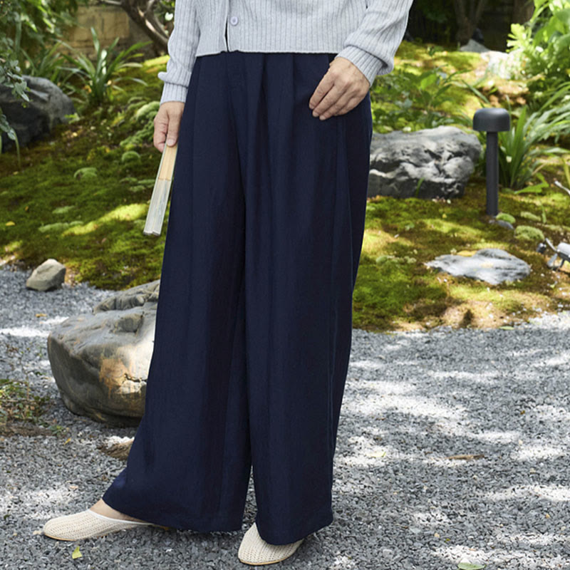 Pantalones Buddha Stones lisos hasta el tobillo para mujer con bolsillos para adultos mayores - image 21