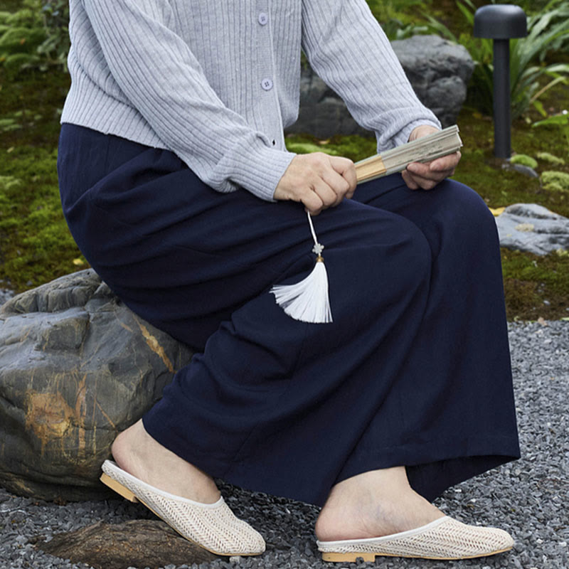 Pantalones Buddha Stones lisos hasta el tobillo para mujer con bolsillos para adultos mayores - image 28