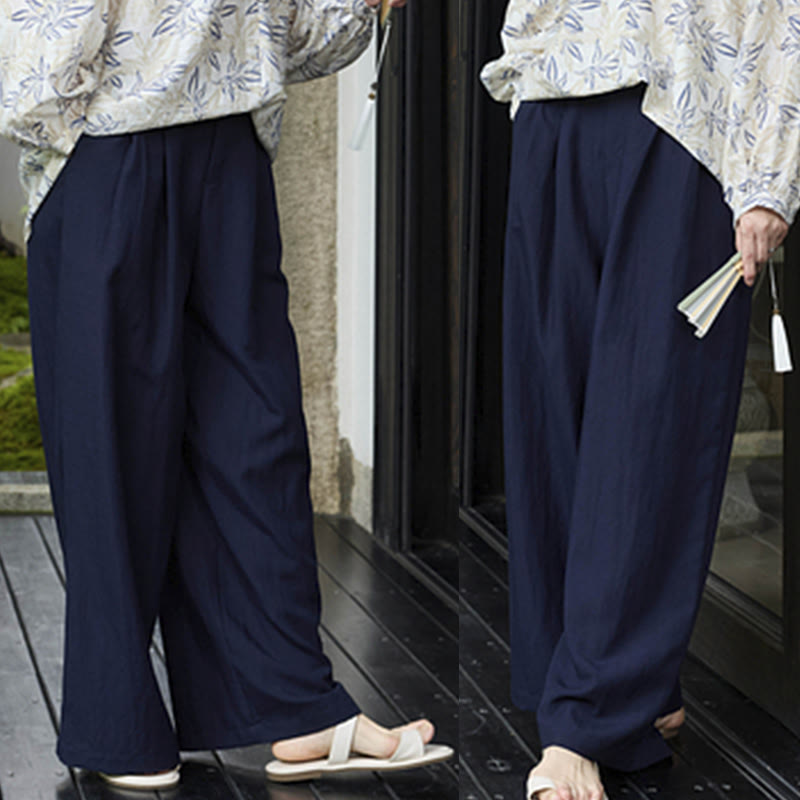Pantalones Buddha Stones lisos hasta el tobillo para mujer con bolsillos para adultos mayores - image 31