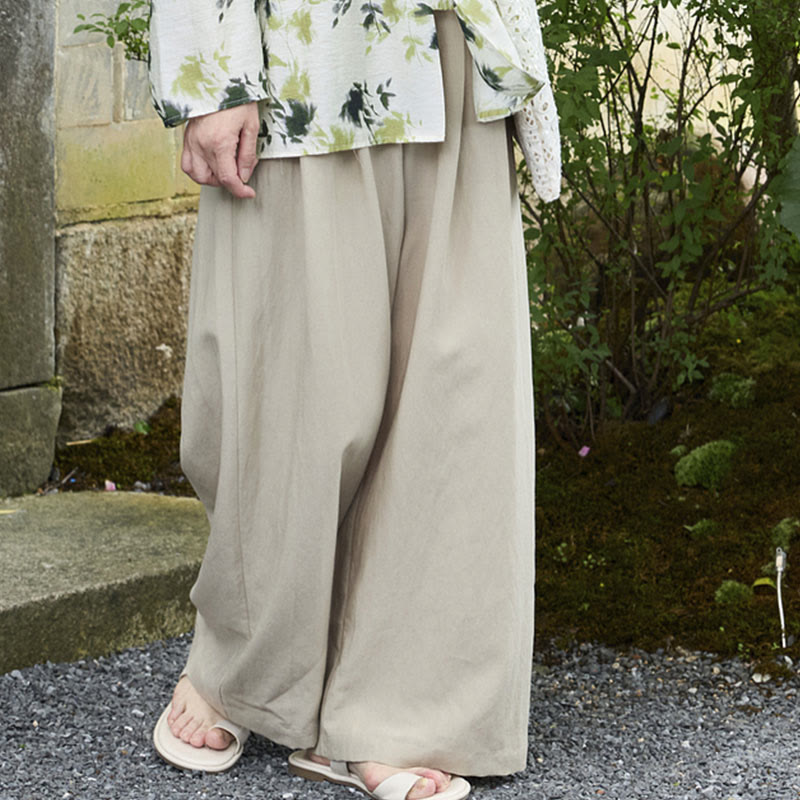 Pantalones Buddha Stones lisos hasta el tobillo para mujer con bolsillos para adultos mayores - image 4