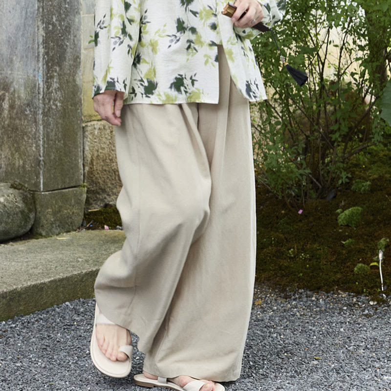 Pantalones Buddha Stones lisos hasta el tobillo para mujer con bolsillos para adultos mayores - image 7