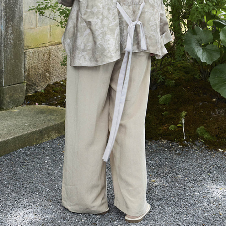 Pantalones Buddha Stones lisos hasta el tobillo para mujer con bolsillos para adultos mayores - image 13