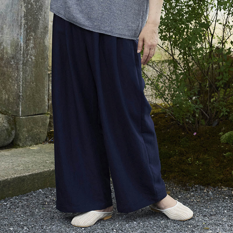 Pantalones Buddha Stones lisos hasta el tobillo para mujer con bolsillos para adultos mayores - image 27