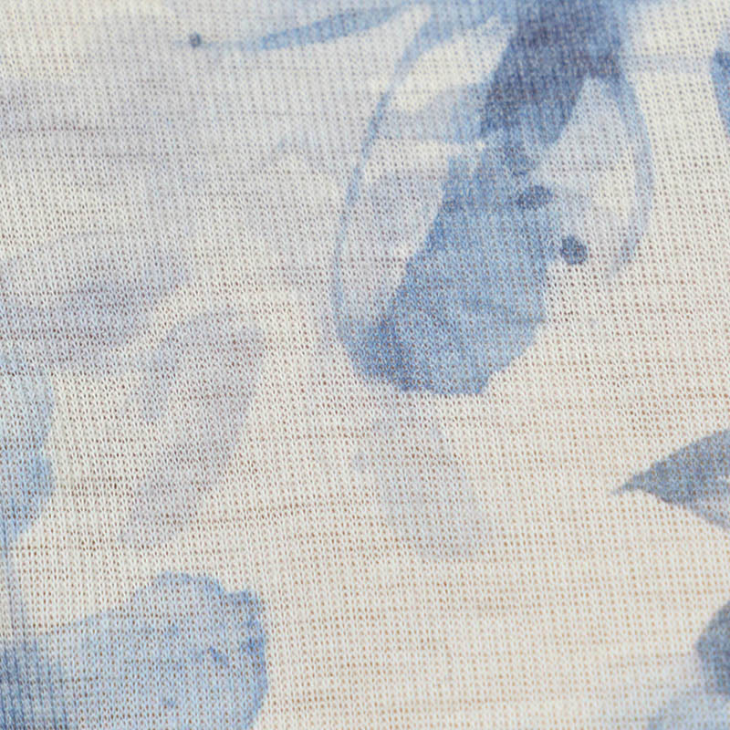 Camiseta de manga larga para mujer con estampado floral azul otoñal de Buddha Stones para adultos mayores - image 11