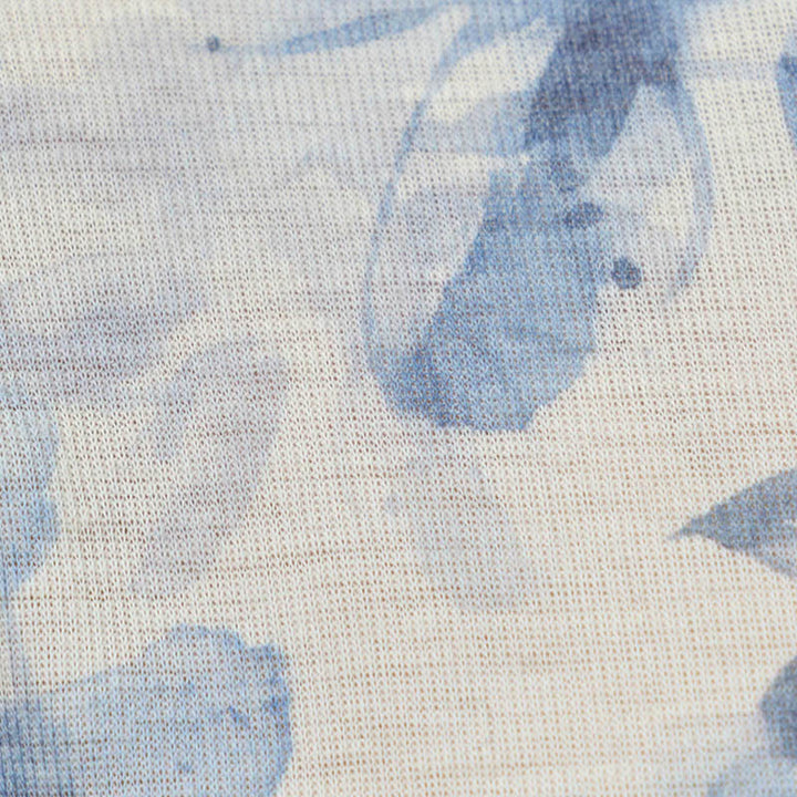 Camiseta de manga larga para mujer con estampado floral azul otoñal de Buddha Stones para adultos mayores - image 11