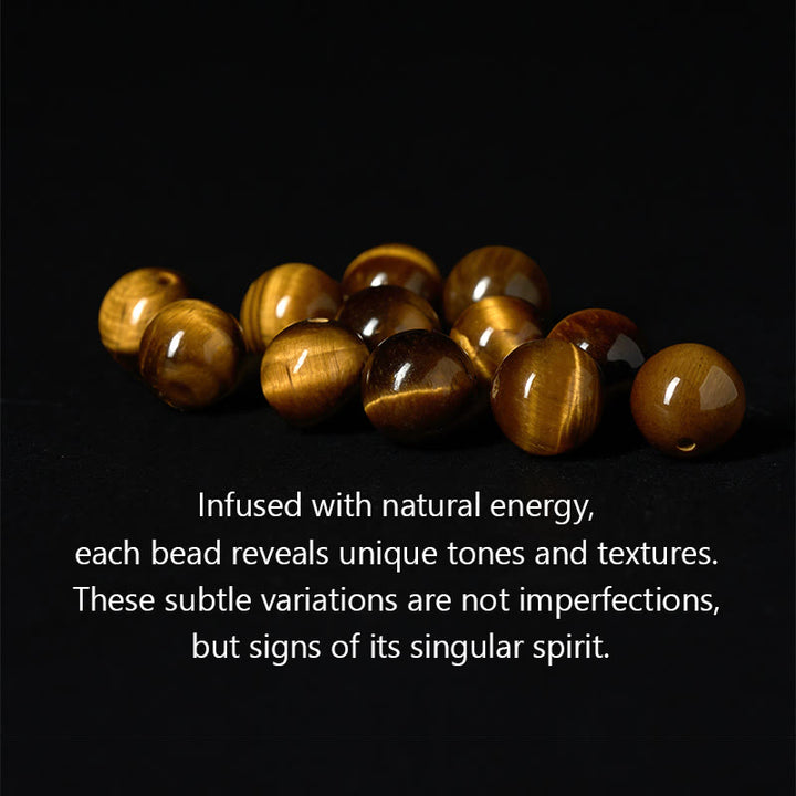 Pulsera de protección Om Mani Padme Hum con Buddha Stones, jaspe gris natural, jaspe Kambamba, ojo de tigre - image 7