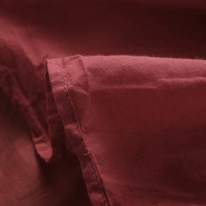 Vestido midi con bolsillos, mangas abullonadas y bordado de Buddha Stones - image 7